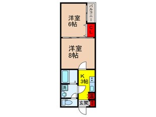 サンプレミアム江坂の物件間取画像